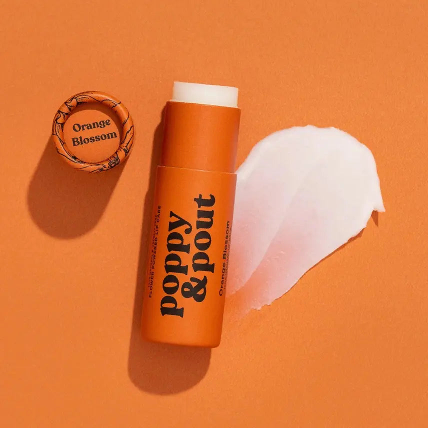 Poppy & Pout Orange Blossom Lip Balm