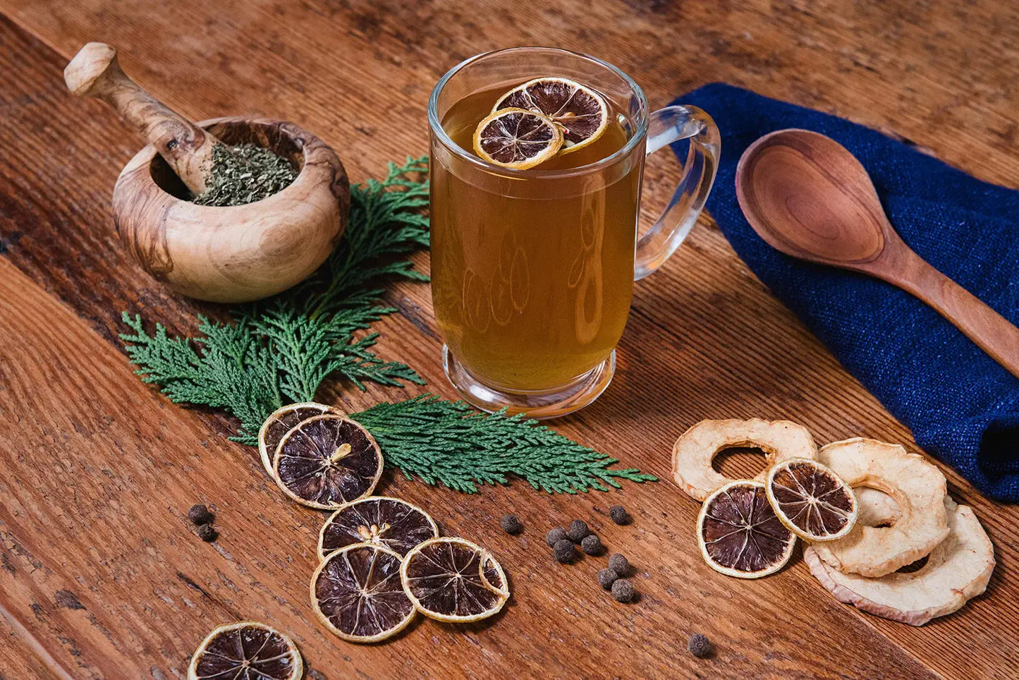 Toque Time Hot Toddy - Lemon, Apple, Sarsaparilla Root, Echinacea & Allspice Infusion