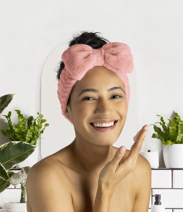 Plush Spa Headband-Take a bow