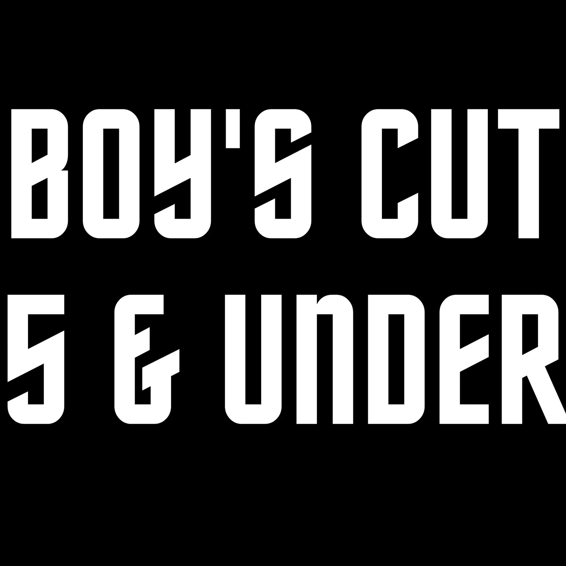 Salon Services - Men's / Boy's Cuts